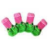 4 Pcs Cats Dogs Knitted Socks Cute Pink Green Frog Foot Covers Scratch Dirt Resistant Paw Protect Puppy Teddy Corgi Pet Shoes