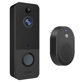 Wireless Smart WiFi Video Doorbell Security Phone Door Ring Intercom Camera Two Way Audio Night Vision 720P Motion Detection Battery Operated