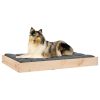 Dog Bed 36"x25.2"x3.5" Solid Wood Pine