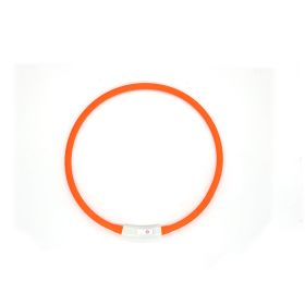 Fashion Led Pet Collar Dog (Option: Orange Monochrome)