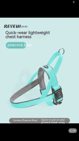 .Take Out Hand Holding Rope Vest-style Explosion-proof (Option: Light Blue-Single Chest Back LXL)