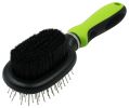 Pet Life Flex Series 2-in-1 Dual-Sided Pin and Bristle Grooming Pet Brush