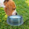 No Spill Dog Cat Water Bowl Spill Proof Slow Water Feeder 47.35oz Pet Water Dispenser Travel Dog Bowl for Dogs Cats Pets