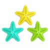 Dog Chew Toys, Natural Rubber Starfish-Shaped Dog Toys, Interactive Treats, Squeaky Dog Toothbrush Cleaner Teething Toys, Outdoor Puzzle Training Toy