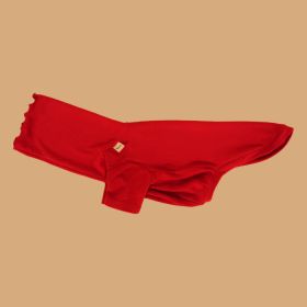 Pet Base Coat Dachshund Dog Clothing (Option: Red-Long Three)