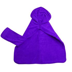 Pet Super Absorbent Quick Drying Fiber Bath Towel (Option: Purple-XS)